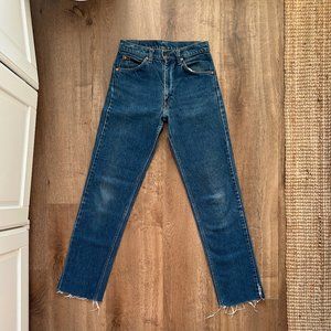 Vintage Levi's Mid-Rise Straight Leg Denim 505 Jeans Size 24/25